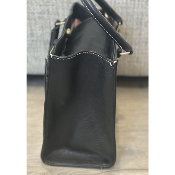 Dooney & Bourke Preowned Belmar Janine Satchel Black Janine No Strap Purse - Picture 6 of 12
